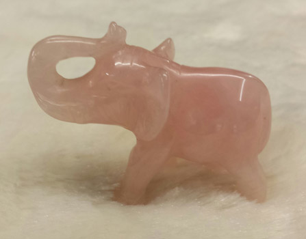 Elefant / Rosenquarz Image